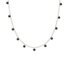 Silver Black Queens Necklace
