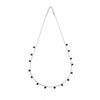 Silver Black Queens Necklace