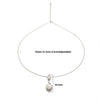 Silver Precious Pearl Pendant with Chain