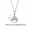 Silver Mermaid's Tail Pendant with Chain