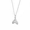 Silver Mermaid's Tail Pendant with Chain