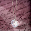 Silver White Fairy Pendant with Chain