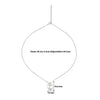 Silver White Fairy Pendant with Chain