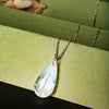 Silver Crystal Blush Swarovski Pendant with Chain