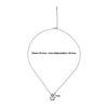 Silver Pink Pixie Necklace