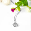Silver Mini Flower Pendant with Chain
