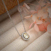 Silver Miracle Yellow Necklace