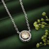 Silver Miracle Yellow Necklace