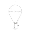 Silver Crystal Garland Necklace