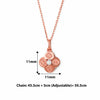 Rose Gold Mini Flower Pendant with Chain