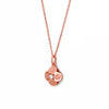 Rose Gold Mini Flower Pendant with Chain