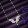 Silver Mystic Angel Necklace