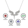 Silver Mystic Angel Necklace