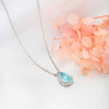 Silver Ocean Bliss Necklace