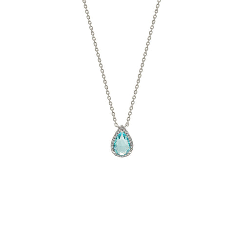 Silver Ocean Bliss Necklace