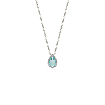 Silver Ocean Bliss Necklace