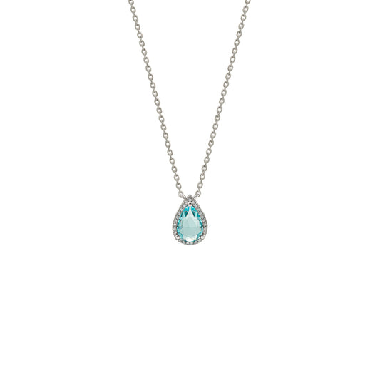 Silver Ocean Bliss Necklace