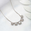 Silver White Royalty Necklace