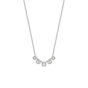 Silver White Royalty Necklace