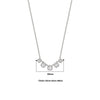 Silver White Royalty Necklace