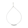 Silver White Royalty Necklace