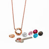 Rose Gold Fantasy Necklace (5 in 1 Crystal)