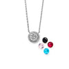 Silver Fairytail Necklace (5 in 1 Crystal)