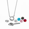 Silver Fairytail Necklace (5 in 1 Crystal)