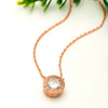 Rose Gold Fairytail Necklace (5 in 1 Crystal)