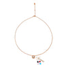 Rose Gold Fairytail Necklace (5 in 1 Crystal)
