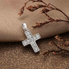 Silver Christ's Vogue Cross Pendant