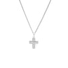 Silver Christ's Vogue Cross Pendant with Chain