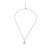 Silver Christ's Vogue Cross Pendant with Chain