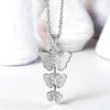 Silver Butterfly Pendant with Chain