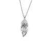 Silver Leaf Pendant with Chain
