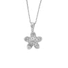 Silver Floweret Pendant with Chain