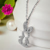 Silver Honey Bunny Pendant with Chain