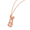Rose Gold Honey Bunny Pendant with Chain