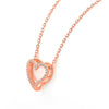Rose Gold Amour Necklace