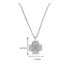 Silver Shamrock Leaf Pendant with Chain