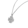 Silver Shamrock Leaf Pendant with Chain