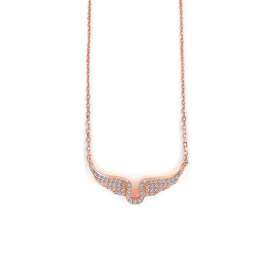 Rose Gold Fly High Necklace