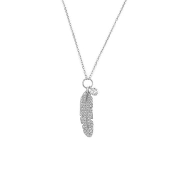 Silver Quill Necklace