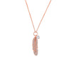 Rose Gold Quill Necklace