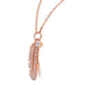 Rose Gold Quill Necklace