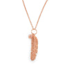 Rose Gold Quill Necklace