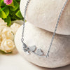 Silver Lovebirds Necklace