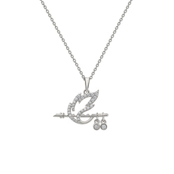 Silver Deity Spirit Pendant with Chain