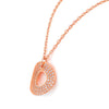 Rose Gold Shield Necklace