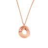Rose Gold Shield Necklace